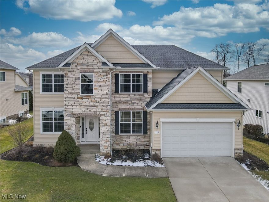 Welcome to the Village of Aberdeen, one of Cleveland’s finest communities. Built in 2015 and nestled deep within the neighborhood, this charming 4BR, 3 BA home offers the perfect blend of comfort and style, ideal for both relaxation and entertaining. As you enter into the heart of the home, you’re greeted by the inviting living area that seamlessly flows into the open concept kitchen.  The chef’s kitchen boasts pristine white cabinetry, stainless steel appliances, a pantry, a spacious granite island with seating, a workstation area and access to the patio. The living area features a cozy gas fireplace flanked by large windows that flood the space with natural light. The first floor is ideal for entertaining family and friends, offering an elegant dining room, a bath and two offices that are ideal for remote work or study, ensuring productivity in the comfort of your own home. Ascend to the second floor, where you’ll find the primary suite which serves as a private sanctuary with an en-suite bath. In addition, there are 3 large bedrooms with spacious closets and a convenient laundry room.  Full basement with loads of storage.  Enjoy Aberdeen Amenities: Club House, Fitness Facility, Tennis/Pickleball Courts, Playground, Newer pool, Restaurant & Championship Stonewater Golf Course.  Don’t miss this Highland Heights gem!