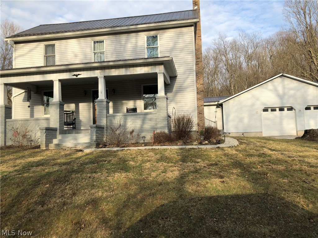 Lots of love in this charming country home on 19.4 acres. Newer addition added for kitchen with large laundry room and pantry, 2 bedrooms and bath. 1520 sq.ft. with total of 4 bedrooms and office, 2 baths. Nice barn with 15 wooded and fenced acreage for your horses. Fenced dog kennel. Large covered front porch and spacious deck in rear. Beautiful stream with waterfall. Roof 2016. All appliances stay, including washer and dryer. Newer oversized 2 car garage. Home warranty.