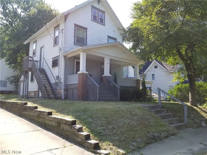 A great opportunity to rent this 3 bedroom/2 bathroom home in the University of Akron area. The big front porch is perfect for sitting out and enjoying those summer nights. The first floor features a large living room and dining room with built-in window seat and cabinets, and a full bathroom. The kitchen comes with a stove, fridge, microwave and chest freezer. Upstairs are three carpeted bedrooms with good sides closets. There is also a second, large full bath. The finished third floor is carpeted and would make a great office, study, or second living area. Washer and dryer provided. There is off street parking and a one car garage. The tenants are responsible for all utilities. Located close to downtown Akron, shopping, restaurants, parks and more! Don't let this one pass you by! No Section 8. $35 application fee per adult applicant. We run credit, criminal and eviction background check and verify income. Pets may be considered on a case by case basis for well qualified applicants wi