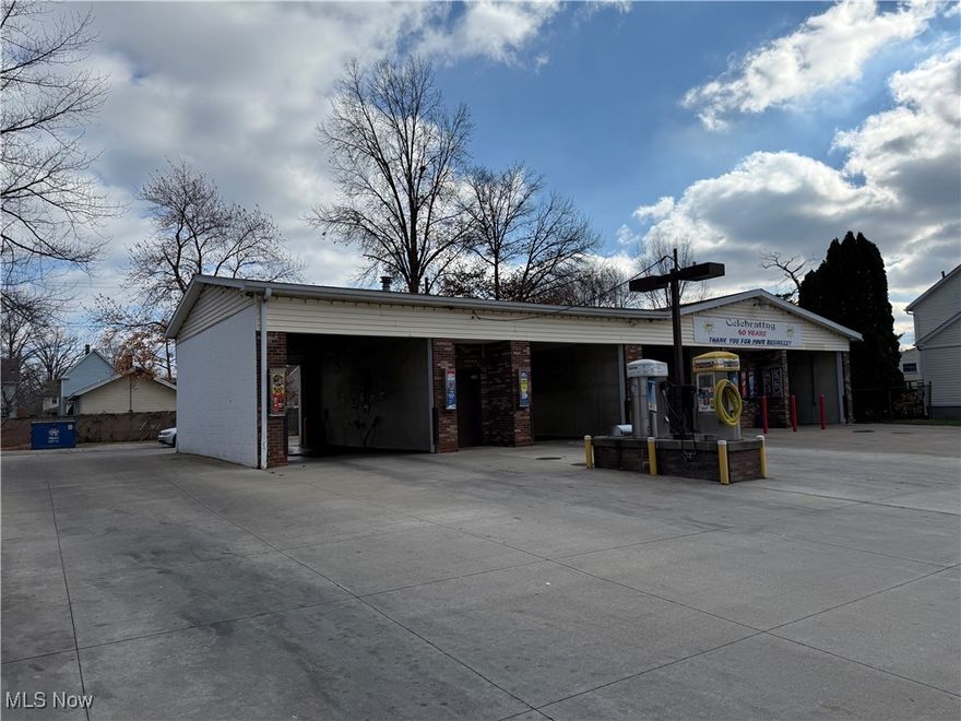 Spanning .332 acres across three contiguous lots, this property offers exceptional potential with a profitable 4-bay self-service car wash already in operation. This is a rare chance to secure a turn-key business with built-in value-add opportunities in a high-visibility location. Don’t miss out on owning this property with strong upside potential!
