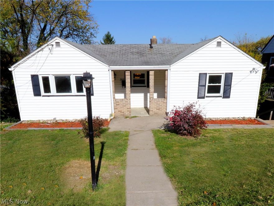 Newly Remodeled, Quaint, 2 Bedroom, completely updated 1 Bath beautifully landscaped ranch style home with spacious living area.  The remodeled includes new flooring, lighting, replacement windows, interior doors, as well as a fresh coat of paint throughout the house and the kitchen welcomed new counter tops.  A covered, recently spruced up back porch is the perfect place to recharge any time of the day.