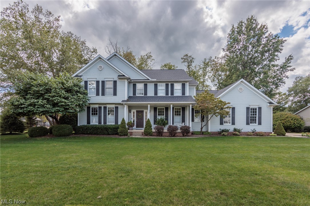 A remarkable Eastwicke Farms colonial with 4, possibly 5, bedrooms and 3.5 bathrooms. With almost 4000 sq ft of total living space, this home features an open concept, as well as traditional colonial feels. As you enter, the 2 story Foyer features natural wood floors and a large coat closet. The Formal Living Room opens to a 21x15 Great Room with a fireplace. An open, eat-in Kitchen features granite counters, ceramic floors, and a large center island. A Formal Dining Room, Powder Room, Mud Room, and oversized Laundry Room round out the first floor. The second floor is highlighted by an amazing Master Suite, with his & hers closets, granite counters on the double sinks, an over sized tiled shower, and relaxing soaking tub. Each of the other bedrooms are ample sized with large closets. The Guest Bath has granite, tile floor, and double sinks. A finished basement features a 38x15 Recreation Room with wet bar, a large office, and possible 5th bedroom/bonus room. On top of the many cosmetic updates, the roof was new in 2021, and hot water tank in 2023. There is a large patio, front porch, 3 car garage with water and drains, ample storage, and so much more.