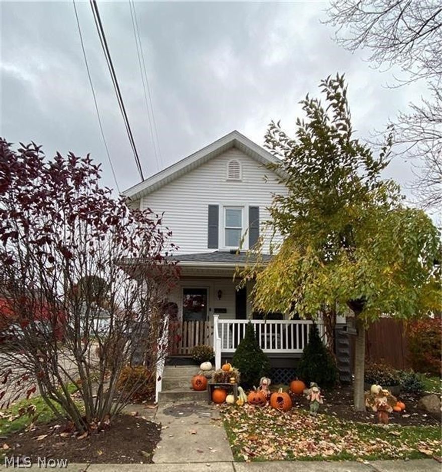 Charming!!! This tastefully done 3 bedroom 1.5 bath is just what you've been looking for! Beautiful wood dining room floor, original woodwork, large closets and first floor laundry are just some of it's great features. New Fencing gives you complete privacy on your corner lot. One stall Garage has a built in work bench. Roof was replaced on house in May of 2021. Full basement with half bath adds to the storage space on this property. Must see!