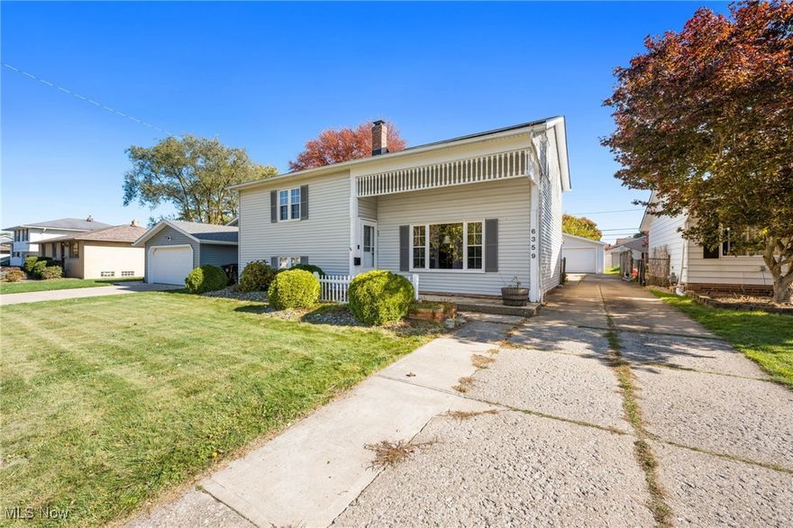 Welcome Home to This Spacious Brook Park Split-Level!

Step into this beautifully maintained 4-bedroom, 2.5-bath split-level home offering comfort, flexibility, and an abundance of natural light throughout.

The inviting living room features a large bay window that fills the space with sunshine and flows seamlessly into the open, eat-in kitchen. The kitchen is truly a standout — featuring sleek stainless steel appliances, modern two-tone cabinetry, and a gorgeous farmhouse sink that adds charm and function to the heart of the home. There’s plenty of space here for casual dining or entertaining guests.

Upstairs, the second level includes two nice-sized bedrooms and a full bath, with tub, while the upper level offers a private primary suite with generous closet space, a fourth bedroom, and another full bath — ideal for family or guests. All bedrooms feature brand-new flooring, adding a fresh, modern touch throughout.

The lower level expands your living space with a cozy family room perfect for movie nights or relaxing weekends, along with a utility area featuring laundry and a convenient half bath.

Sliding glass doors off the kitchen lead to a covered patio overlooking the fenced backyard — perfect for cookouts, entertaining friends, or unwinding after a long day. A detached two-car garage adds plenty of parking and storage.  AND A BRAND NEW ROOF!

You’ll also love the wonderful neighbors who make this community special — friendly, welcoming, and always ready to lend a hand.

Conveniently located near parks, shopping, schools, and major highways — and just a short drive to downtown Cleveland and the future site of the new Cleveland Browns stadium — this Brook Park gem combines space, comfort, and neighborhood charm in one perfect package!
Reports for clear asbestos and lead available!