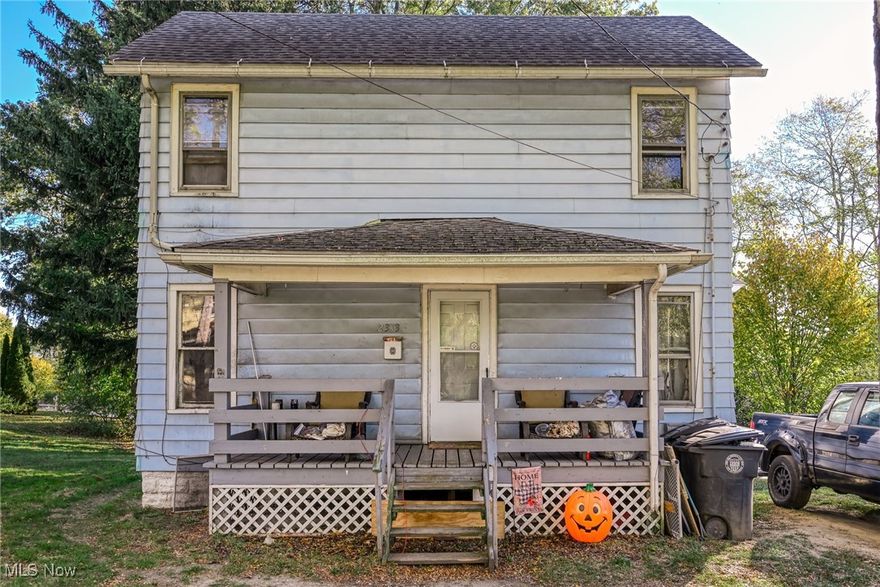 3-bedroom, 1-bath home in Akron offering a great opportunity for an investor or project home. The main-level bedroom is currently being used as a dining room. With some repairs and updates, this property could make a great rental or flip project.