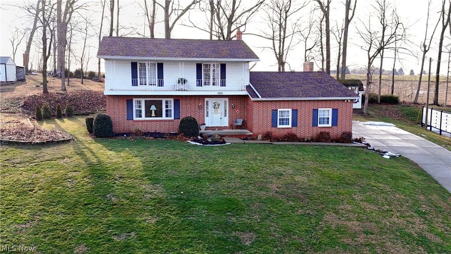 1005 Heatherwood Lane is the home you've been waiting for!  With its ideal location, you can take advantage of city services, but have the privacy and gorgeous views of living at the edge of city limits!  The best of both worlds!
This beautifully updated 4-bedroom, 2.5-bath colonial is truly move-in ready, with more updates than can be listed. Recent improvements include: brand new roof installed a few months ago, 2 newly renovated showers, fresh paint and new flooring throughout, new front door and storm door, new gas stove, new lighting, chimney repointed, and the list goes on. 
Enjoy seamless indoor-outdoor living through the brand new KingsRoyal sliding patio door that leads to a covered back patio with a skylight and fan. After a long day of work, you can relax on the patio and enjoy beautiful views of the sunset!
Inside you will find two living rooms, ideal for hosting, with one of them featuring a gas fireplace, which is perfect for those chilly Ohio days. Off of the kitchen, you will find a formal dining room with built-in lighted China cabinets. 
As you walk through the home, take note of the gorgeous crown molding and trim. The finished basement with plenty of storage and built-ins provides lots of extra room and endless possibilities. The basement is waterproofed with a lifetime transferable warranty for your peace of mind. 
Step outside to a park-like backyard setting that feels like a private retreat, offering endless views of wildlife, a tranquil Koi pond, and a charming gazebo—perfect for relaxing or entertaining. There is also a storage shed in the back yard. 
With generous living space inside, and an exceptional back yard, this home is ideal for hosting family gatherings, celebrations, and making memories for years to come. A rare opportunity to own a thoughtfully updated home in a truly special setting. Schedule your showing today before this one is gone!