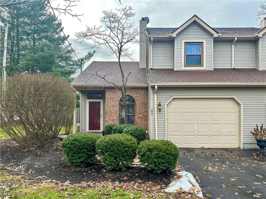 Enjoy the perfect blend of comfort and style in this stunning townhouse condo, ideally situated in a convenient Cortland location close to shopping, dining, schools and recreation. As you enter this open and airy end unit, you are greeted by a spacious living room adorned with a soaring cathedral ceiling and a cozy gas fireplace, creating an inviting atmosphere for relaxation and entertainment. The seamless flow from the living area to the covered deck and backyard enhances the indoor/outdoor living experience, making it an ideal space for hosting gatherings or enjoying quiet evenings. The dining room effortlessly connects to the well-appointed kitchen, featuring bar seating and ample workspace. A thoughtfully placed powder room and a nice-sized laundry/utility/mudroom complete the main level, providing functionality without sacrificing style. Ascend to the upper level, where you will find two generous bedrooms, each designed for comfort and tranquility. One of the bedrooms boasts a spacious walk-in closet and attic storage, offering practical storage solutions to suit your needs. A full bath on this level ensures that both bedrooms have easy access to essential amenities. The standout feature here is the fully fenced backyard, offering an ideal setting for recreation, relaxation and your furry friend. Two convenient gates make it easy to enter and exit the yard. A pergola covers the deck and serves as a charming retreat, perfect for enjoying warm weather and hosting memorable gatherings. Other highlights include an attached one-car garage with additional driveway parking, a brick walkway, a nice side yard and a reasonable monthly HOA fee that covers landscaping and snow removal. From the sophisticated and cozy interior to the impressive exterior spaces, this condo offers a beautiful balance of relaxed living and modern appeal.