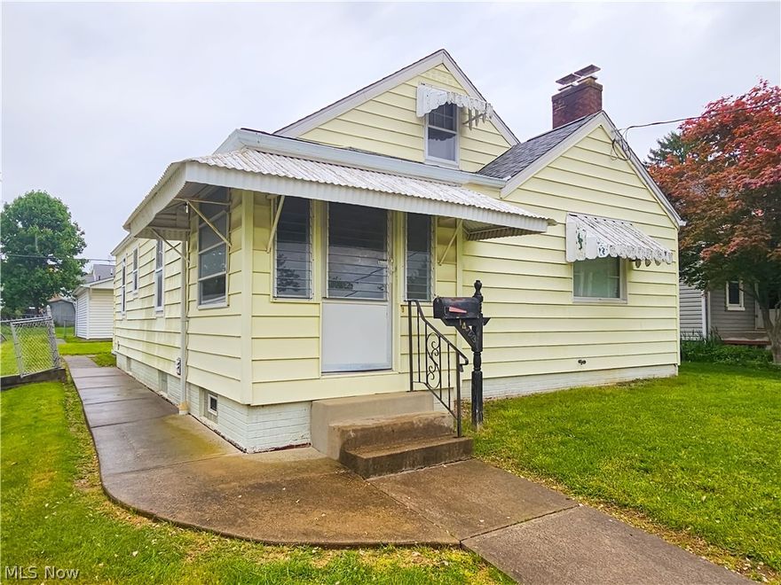 Excellent Opportunity for this well-maintained 3-bedroom, 1-bath bungalow-style home conveniently located in Canton City near Malone University, Hall of Fame Fitness Center, shopping, restaurants, parks, and additional local amenities. Built in 1948, this home offers approximately 1,176 sq ft of finished living space situated on a 42x145 lot with alley access. Main level features include living room with wood-burning fireplace flanked by built-in bookshelves, formal dining room with large custom built-in hutch and additional corner cabinet, kitchen with vinyl flooring, garbage disposal, and kitchen appliances included. Full bath features ceramic tiled walls, updated pedestal sink, toilet, tub/shower surround, and vinyl flooring. Main level also includes hallway linen closet with built-in drawers, foyer-style entry with guest closet, and enclosed front porch entry.

Full basement includes lifetime transferable waterproofing system, vented glass block windows, canning room with metal shelving to convey, water softener, sump pump, security system, built-in storage cabinets, laundry hookups, Rheem high-efficiency forced air gas furnace, central air conditioning, and updated 100 amp electric service.

Exterior amenities include vinyl siding, asphalt shingle roof, fenced backyard, detached 2-car garage with alley access, and large enclosed rear porch with ceiling fan and windows. Parcel #221997. Half year taxes currently only $753.50.

Property will be sold with live onsite bidding and online bidding on Wednesday, June 10th at 6:00 PM. Preview begins 1.5 hours prior to auction. Subject to Probate Court Approval — Stark Co. Case No. 250617. 10% Buyer’s Premium will be added to the highest bid in order to establish the purchase price. Excellent Opportunity for owner-occupants or investors. Look it over before this one passes you by!