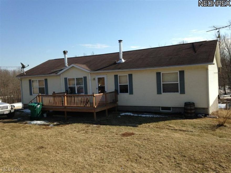 If you are looking for Country, this is it.. schedule your appointment today.. Country ranch style home with 8.5 acres.  New wood burner, central air, furnace, water system, well pump and hot water and holding tank all within the past 4 yrs.  Appliances stay.  Small barn/chicken coop.  Laundry on main floor.  Mineral Rights will transfer.