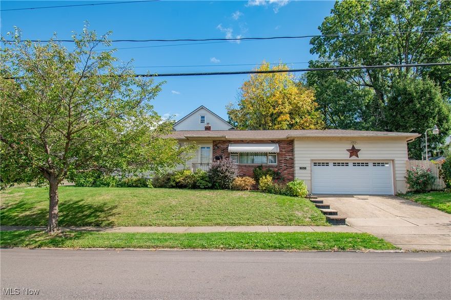 Welcome to this well-maintained 3-bedroom, 2-full-bath ranch offering a perfect blend of comfort and functionality. Step inside to a spacious living room featuring brand-new flooring and a ceiling fan, creating a bright and welcoming space for everyday living and entertaining. The kitchen is a true highlight, showcasing refreshed cabinets, new luxury vinyl plank (LVP) flooring, modern lighting, a ceiling fan, large pantry, and a convenient breakfast bar. Adjacent, the sunroom, with new LVP flooring and electric baseboard heating offers year-round enjoyment and a peaceful place to unwind. All three bedrooms feature hardwood floors, ceiling fans, and nicely sized closets. The main bathroom boasts double sinks, a storage closet, and new LVP flooring. Downstairs, the dry, partially finished basement includes a large rec room, a full bath with shower, and a dedicated workshop space that is ideal for hobbies. Enjoy outdoor living in the private, partially fenced yard, complete with a concrete patio, raised garden bed, flower beds, shed, and a charming swing. A two-car garage completes the package, providing ample storage and convenience. Don’t miss this move-in ready home that combines classic charm with modern updates in a comfortable, functional layout!  Seller is offering a home warranty for buyer's peace of mind.