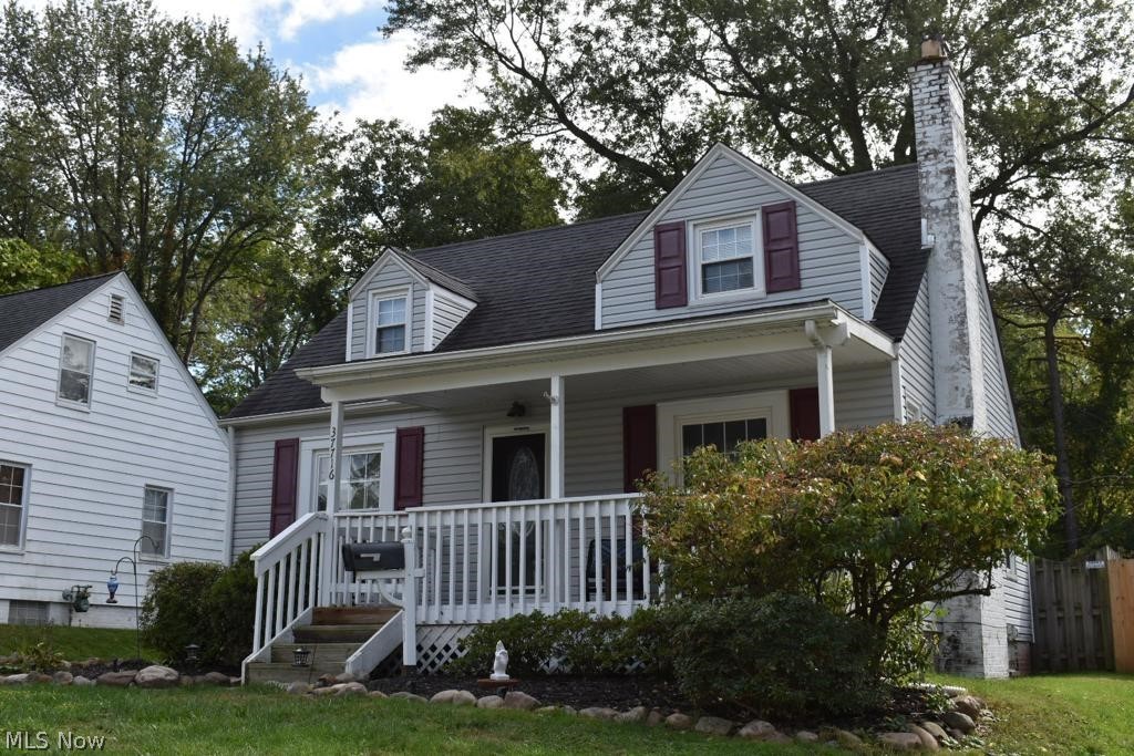 Charming Cape Cod Steps to Downtown-Location! Location! Location! Welcome home to 37716 Jordan Drive! This charming cape cod is move in ready and located in the heart of Willoughby within walking distance to downtown, parks, and schools.This 3 bedroom, 2 full bath, cape cod has a wide front porch where you can sit in the evening and greet your neighbors. The original hardwood floors welcomes you to the living room which features a beautiful brick gas fireplace. Enjoy the three season room that leads you out to the spacious fenced in backyard. All NEW appliances stay; stainless steel refrigerator, range, dishwasher, and washer/dryer. This wonderful cape cod is a definite must see!