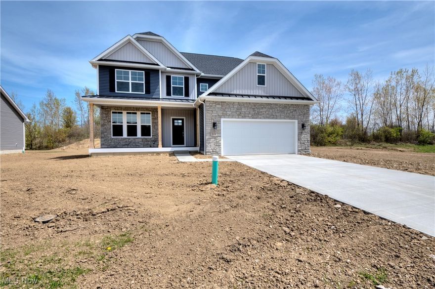 Welcome to The Sheffield, a spacious and thoughtfully designed 2,697 sq ft home featuring a first-floor owner’s suite and loft, offered in the Cold Creek community in Sandusky. Designed for those who value space, comfort, and flexibility, The Sheffield offers a layout that balances openness with privacy. With four generously sized bedrooms, two and a half baths, and a loft, this home provides room to grow, gather, and retreat when needed. A first-floor owner’s suite and convenient first-floor laundry add ease to everyday living features today’s buyers truly appreciate. At the center of the home, the great room makes a striking impression with 16-foot ceilings, flowing seamlessly into the island kitchen and adjacent breakfast area. Whether hosting friends or enjoying quiet evenings at home, the layout is designed to feel both expansive and inviting. A full basement and two-car garage offer ample storage and future living possibilities, while multiple exterior elevation options and curated interior finish selections allow you to bring your vision to life. Set within the peaceful Cold Creek community, you’ll enjoy a residential setting that still keeps you close to everything Sandusky has to offer from Lake Erie’s shoreline and a vibrant downtown to dining, recreation, and commuter access. Buyers may also benefit from the City of Sandusky residential tax abatement program, adding long-term value to a smart investment. Whether you’re building your forever home or looking for space that adapts with you over time, The Sheffield delivers scale, comfort, and thoughtful design backed by a builder warranty and built for the way you live today. Build this plan on this lot, or explore additional homesites and design opportunities within Cold Creek. *Photos are for illustrative purposes only; elevations, exterior details, and finishes may vary