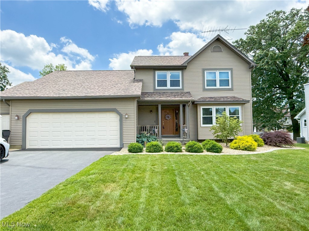 Welcome Home to Countryside Estates! This phenomenal home is where a great layout meets personality and purpose and is just about a mile from the MetroParks Bikeway. Step onto the inviting covered front porch and into a spacious living room filled with natural light. The formal dining room features a tray ceiling and a chair rail. The heart of the home is the kitchen, with granite counters, a glass tile backsplash, center island, and stainless steel appliances including a stove, refrigerator, microwave, and dishwasher. The dinette area has French doors that lead to a gorgeous 2 level stone patio—ideal for entertaining or just enjoying the outdoors. The kitchen opens seamlessly into the vaulted-ceiling family room, complete with a gas fireplace. A mudroom and 1st floor laundry room (with sink and cabinetry) add convenience, along with a handy half bath.
Upstairs, the spacious primary bedroom retreat includes a wall of closets, vanity area, and a beautifully updated bath featuring dual sinks, a ceramic-tiled step-in shower, and a skylight. Two additional bedrooms share a full bath with a tub/shower combo. The finished basement expands your living space with a second family room, a bar area (with its own dishwasher), and a multipurpose exercise room/office. Additional highlights include: home has an alarm, sump pump with battery backup, a roof that’s approximately 3 years old, furnace replaced around 2015, A/C from approx. 2011, and underground electric. The attached 2-1/2 car garage has a 4 foot bump out extension, giving you extra for bikes, your lawnmower, tools, or ext. It also has a 220 line.
Don't miss the opportunity to make this beautiful property your next home.