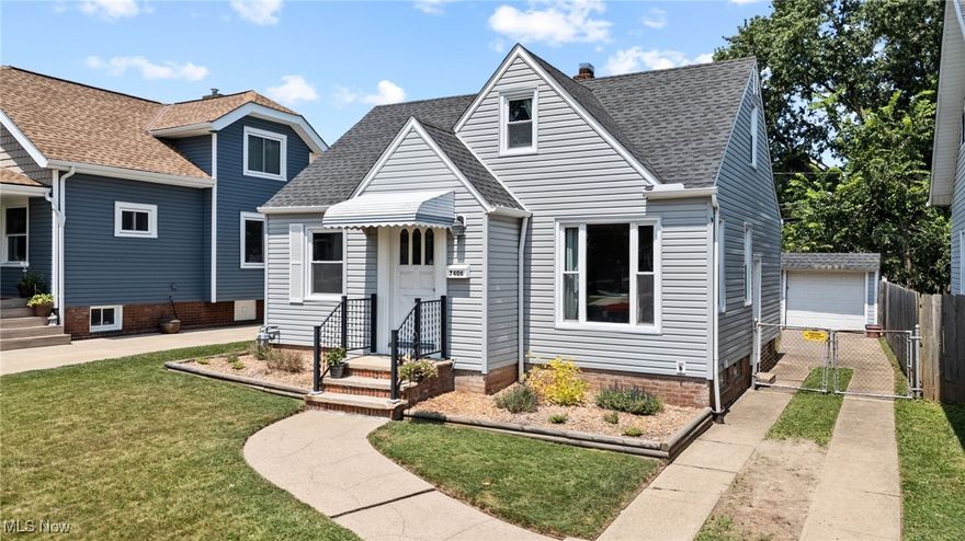 Charming and full of character, this 3-bedroom home at 7406 Liberty Ave is ready to welcome its next owner! Step inside to find beautiful original hardwood floors, large windows that fill the space with natural light, and a functional layout perfect for everyday living. The home features a newer hot water tank, a fenced-in backyard ideal for pets or outdoor entertaining, and a detached one-car garage for added convenience. Don’t miss your chance to own this well-maintained home with timeless appeal!