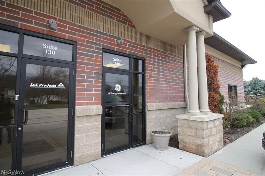 2400 sq/ft of flex space, 1600 sq/ft warehouse with drive in door and bath, with 800 sq/ft of office space. Move in ready office/warehouse to Lease. Look no further; Suite 130 is just the place. All the work has been done so all you have to do is move your business in. The office and warehouse have dual zoned heating and cooling along with a security system already in place. Tenant pays utilities and the owner pays for one dumpster, snow removal and the keeping of the grounds. Zoned for light industrial, there are one drive in fireproof doors in the warehouse, along with a slop sink. There are 8 front parking spots and tons of parking in the rear. Back storage is available.