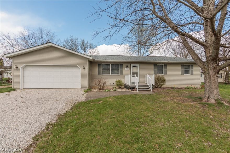 Welcome to this rare find located in the heart of Smithville! A 3 bed 2 full bath ranch that has been well maintained and boasts a newer roof, first floor laundry, 2 car attached garage with extra storage and a huge full basement.