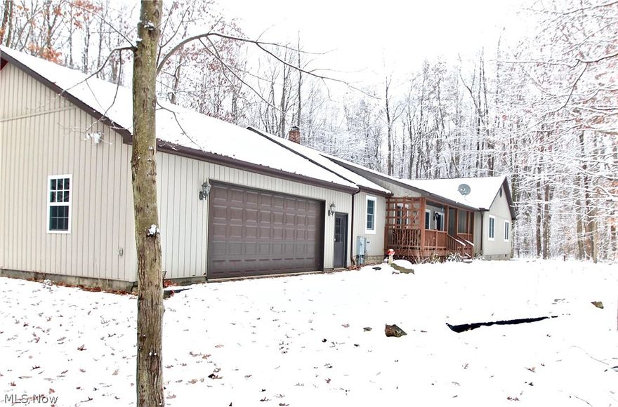 Stunning Ranch home snuggled 600' feet from road on over 6 acres. Snuggled back in the woods, enjoy peace & quiet galore! This 4 bedroom, 2 full , 1 half bath home has been well taken care of! The kitchen has been totally remodeled in 2011, all new soft close solid birch wood kraftmaid cabinets, (you will never run out of room), brand new granite counter tops, new glass back splash, and a beautiful island with sink and granite counter top. You will love all the flooring throughout the kitchen, dining room, foyer, and throughout all the hallways in home, they are real oak wood not just laminate flooring. There is also a extra bonus room that could be used as a extra living room or a extra bedroom if needed. The main living room is spacious with a great wood burning stove for those cold winter nights, also brand new carpet. Master bedroom features a gorgeous master bath with double sinks, granite top with soft close vanity, a glamour bathtub along with a stand up shower. This home has so