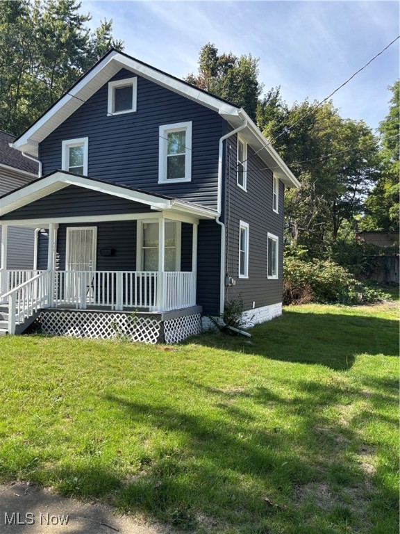 Welcome to 634 Spicer St! This 3 bedroom 1 bathroom home is completely renovated. It features a traditional living room and dining room along with an eat in kitchen. Kitchen features stainless steel appliances, new cabinetry and countertops. There are three spacious bedrooms upstairs with a full bathroom that features granite sink countertop, deep soaking tub and new fixtures. Freshly painted and vinyl flooring throughout home. There are newer windows, updated electrical panel, along with well maintained hot water tank and furnace. The exterior features new vinyl siding, new roof and spacious front porch. Just minutes away from the University of Akron, downtown Akron, eateries, and more. Call today for your private showing!