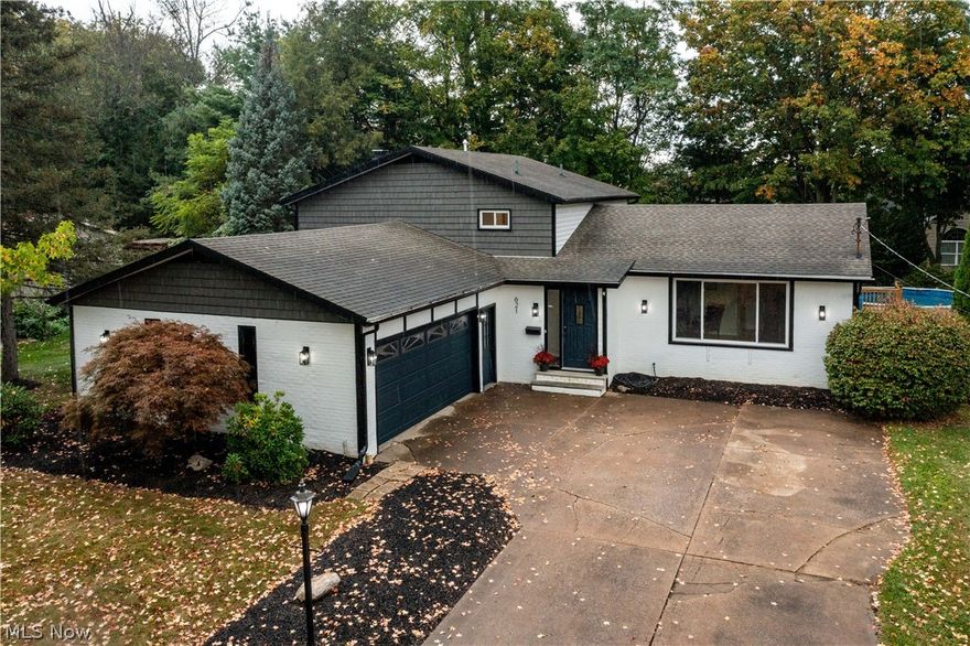 There's Room to grow in this expansive five bedroom, four full bath multi level home! Freshly renovated and ready for it's new owners! Set in an established neighborhood with mature tree lined streets, this home has massive curb appeal with an updated exterior. Newer vinyl plank flooring and carpet has been installed throughout the home. New double paned windows were added in 2025 and new gas furnace in 2024. There are Three sources of heat, in this home gas furnace, gas fireplace and baseboard heat as backup! Three bedrooms upstairs, and 2 full baths, which have been recently updated and upgraded with tiled showers, flooring, and plumbing! The Main level features a large living room with vaulted ceilings and open to the dining room. The eat in kitchen received sleek new white Quartz counters and a new sink and faucet in 2025. The new deck in back was added in 2025, along with a new pool liner, pump and filter for the pool.. The lower level has a generously sized family room with beamed ceilings, a fireplace, and built in cabinets. A 4th bedroom and a full bath are also on this level with garage access to the heated oversized garage. This could be an ideal spot for generational living, private teen suite, or home office, the possibilities are endless! The full finished basement was waterproofed with breathe easy technology and a 25 year transferable warranty. The Basement also was completely finished with a full bathroom, new egress window was added in the 5th bedroom and a media room/den with recessed lighting, crown molding and plenty of storage space. Close to schools, highway, shopping and bonus:  A one year home warranty is included in this turn key home and all appliances stay!