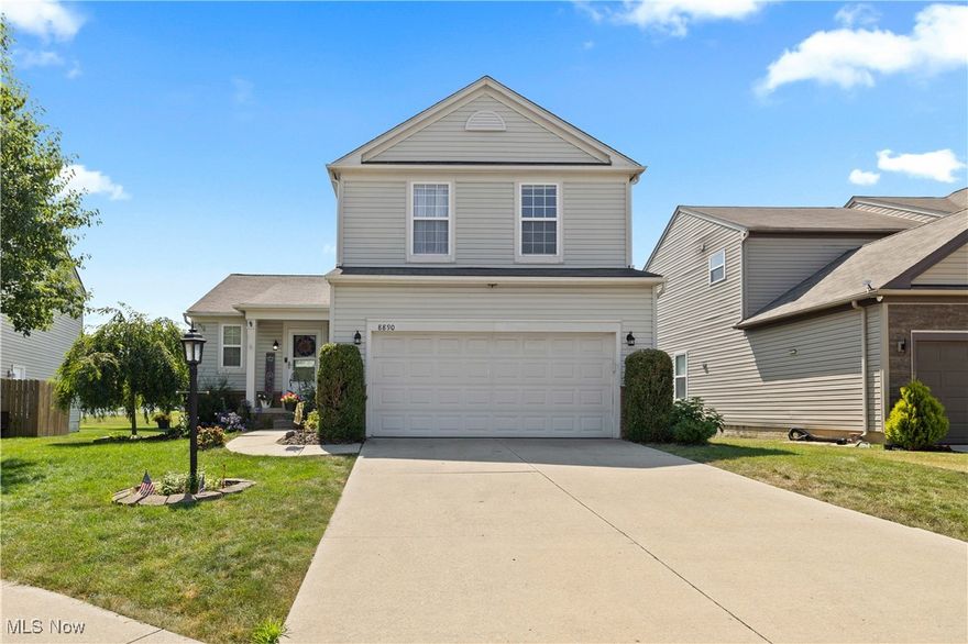 A must see, beautiful 3 bedroom, 2.5 bathroom home is tucked away on a quiet cul-de-sac, in the highly sought-after Waterbury neighborhood! The foyer welcomes you as well as a half bath and spacious living room. Living room features a corner gas fireplace and large windows for light and a great view of your backyard. The beautiful kitchen offers all appliances, a large pantry, plenty of cabinetry, an island and a slider out the backyard. The backyard features a huge deck perfect for day to day enjoyment & is perfect entertaining and the playset stays. Upstairs you'll find the owners suite complete with a large walk-in closet and private full bath as well 2 more bedrooms & additional full bath. The basement has been finished so you can use and enjoy all of the space down there, offering a large rec room, storage room and a utility workshop room as well. The Waterbury neighborhood offers access to a community pool, playground, clubhouse and scenic walking trails. Easy access to shopping, dining, schools, and major highways. Don't miss your chance to make this home your new Home Sweet Home! Schedule your private tour today!