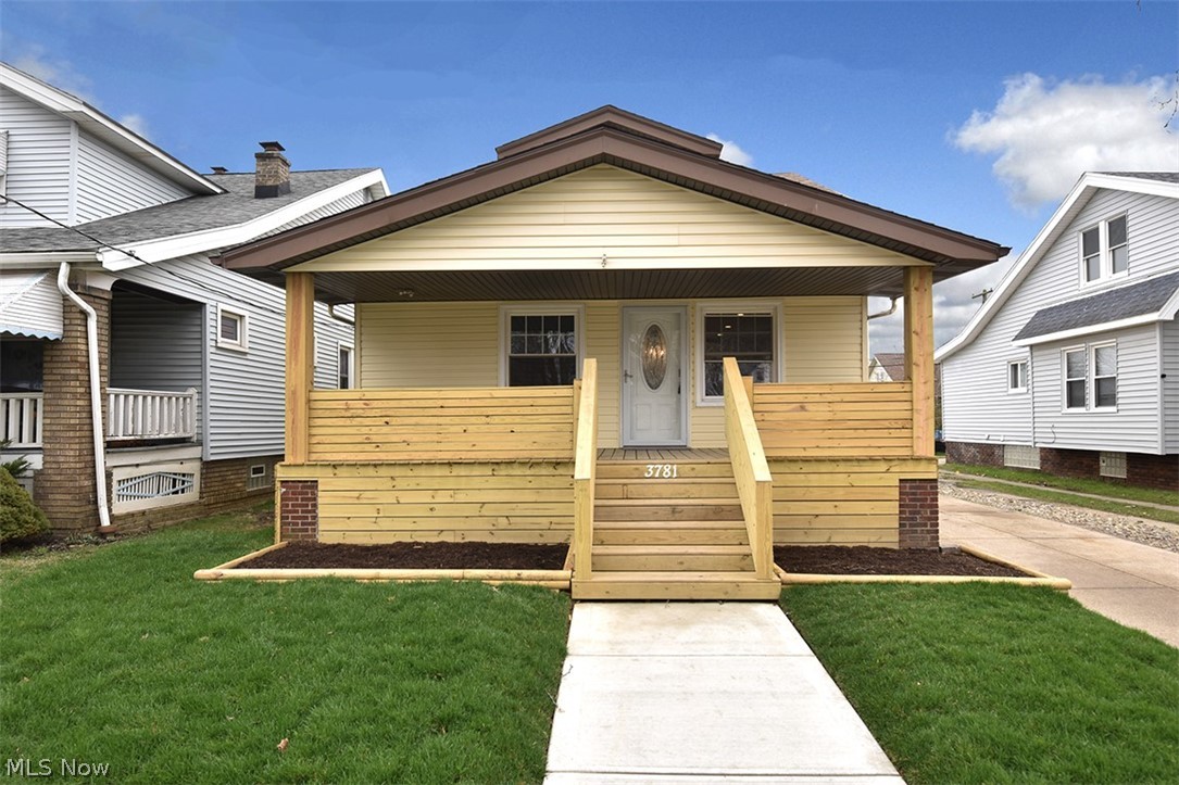 Completely rehabbed western bungalow with 3 bedrms, 2 full baths, bonus room in basement, new kitchen, new roof, new appliances including washer & dryer to be installed prior to closing. Just bring your furniture to this must see with all the bells & whistles. Won't last!