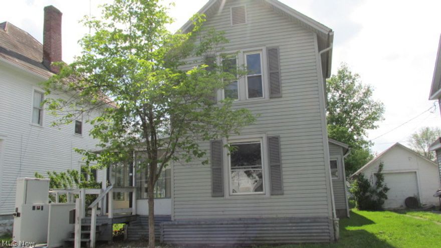 Attention handyman or move up buyer! Spacious 2 story home, with porch, offering 2 bedroom 1 bath home,with some wood floors, first floor utilty a plus, needs your personal touch . Plenty of off street parking, build your portfolio with this jem. Selling as is