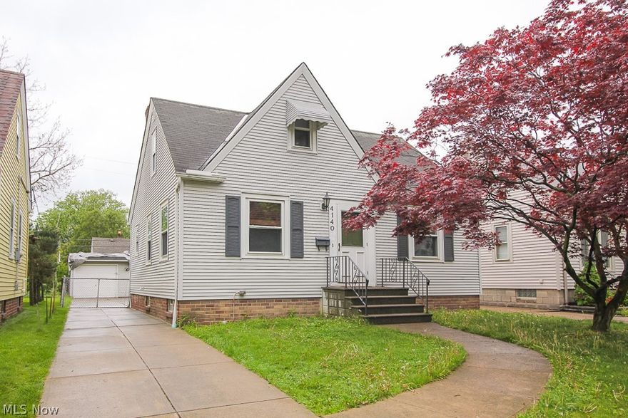 This is an exceptional and smart fined that is situated in a prime location (very short walk to RTA) near it all including highways...Nicely updated from start to finish with fresh vinyl siding & vinyl windows, 2012 roof while boasting of a relaxing screened in porch on a quiet fenced lot & 1.5 car garage w/new roof to finish the yard. Well thought out floor plan w/spacious kitchen including appliances...dining room for larger gatherings! Light filled & cheerful living room w/beautiful hardwood floors. 2 additional 1st floor bedrooms & full bath. 2nd floor vaulted owner's suite or rec room that includes soaring ceilings & sitting room/office...Cool room. Finished basement that has prior waterproofing has endless possibilities. Zoned updated high efficiency furnaces & central air for energy $$$ savings & year round comfort! New H20 Tank. Updated electrical...Really A Great House and Ready For Fast Occupancy. Call today for your private tour...
