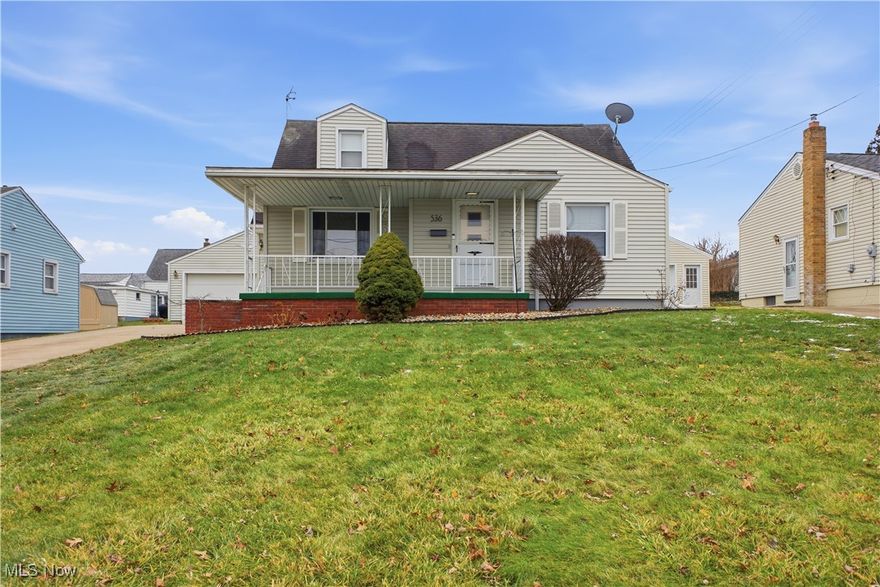 Newly added front landscaping adds to the curb appeal of this nicely maintained 3 bedroom Cape Cod, nestled in a neighborhood that puts pride of ownership on full display! The property boasts a wealth of features that are sure to give a new home owner piece of mind. Situated on a generous 0.372 -acre double lot (second lot located directly behind home, at 535 W Wilson St.), this home offers a partially fenced yard, perfect for recreation & gardening. The 2-car detached garage is complemented by an attached shed/workshop. There is also a detached shed with electric, for even more storage! A new paver patio (2025) enhances the outdoor space, making it ideal for gatherings and relaxation. Step inside to find the living room which features a charming cove ceiling. The first-floor primary bedroom offers convenience, while the kitchen, complete with appliances, invites home-cooked meals. The mudroom, hallway, and bonus room feature updated luxury vinyl flooring (2017). The bonus room, currently used as a nursery, was completely renovated (2024), with modern finishes. The upstairs features two additional bedrooms: one boasts a cedar closet, while the other has been updated with newer luxury vinyl flooring and a window seat (2023), creating a cozy retreat. A full bathroom, on the main floor, has received minor cosmetic updates, ensuring both style & function. The walk-out basement houses the laundry, including washer & dryer which stay with the home. Other updates include new garage roof and basement glass block windows (2024), hot water tank (2020), and electric panel (2016). The house windows are replacement, though the owner is unsure of the replacement year. For those interested in restoring some of the original charm, original wood floors are present beneath all flooring treatments, except kitchen, bath, & bonus room. This home is a true gem...make it yours!