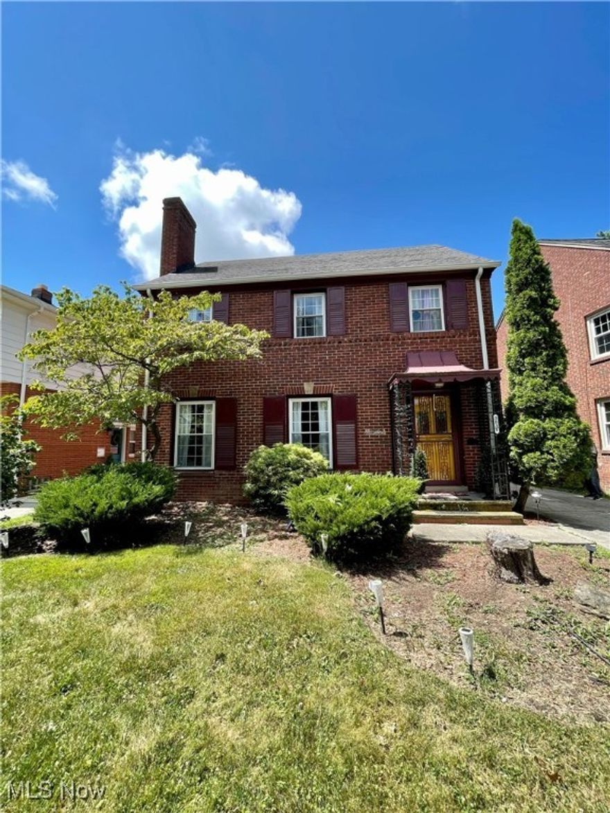 This beautiful brick style colonial home features 4 spacious bedrooms as well as 1 1/2 baths with gorgeous hardwood floors throughout the home; also accommodating with a full size den and finished basement. The enclosed back yard has a beautiful open patio layout and a 2 car garage. Home Warranty Included.