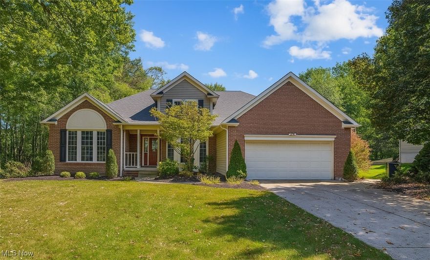 Step inside 2885 Valley Road, Cuyahoga Falls and discover more than just a beautiful home. Welcome to a home that feels both timeless and full of possibility. Set in a neighborhood straight out of a Hallmark card—quiet, welcoming, and beautifully maintained—this residence offers the best of both worlds: peaceful surroundings with unbeatable access to restaurants, coffee shops, Market District, shopping, the movie theatre, and more just moments away.

The brick exterior sets the tone for a home with character, charm, and solid bones. Inside, you’ll find features designed for comfort and everyday ease: a main-level owner’s suite with his-and-hers closets, a soaking tub, and double vanity; an inviting eat-in kitchen with a double-sided fireplace shared with the family room; and a dramatic vaulted ceiling with a catwalk overlooking the living space. Built-ins, natural woodwork, and thoughtful touches like a pantry, entrance foyer, and walk-in closets add to the sense of warmth and function.

With so much character already built in, this home invites you to make it uniquely yours. Imagine updating the spaces with your own style while preserving the classic details that make it special. The spacious layout, main-level laundry, welcoming deck and front porch, and unbeatable location all come together to create more than just a house—it’s the beginning of your next chapter.