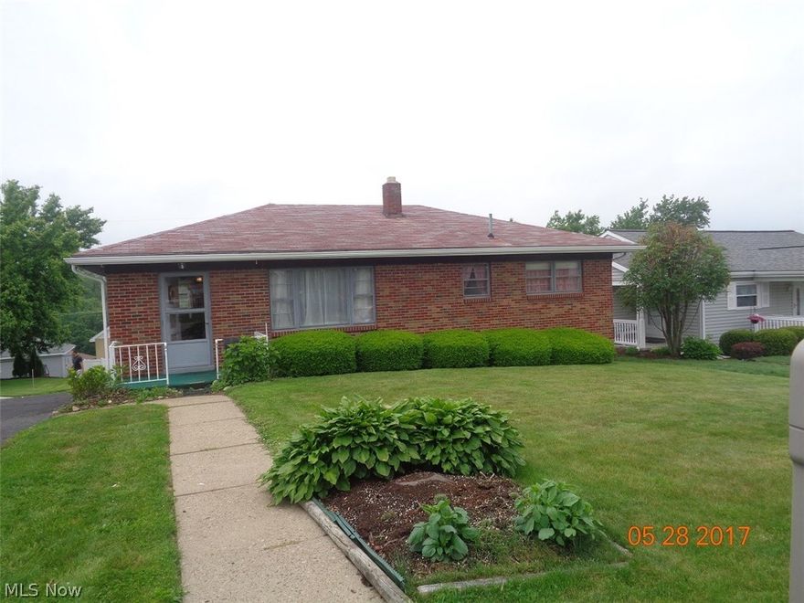 This charming brick ranch home, has 3 bedrooms and 1 bath. Hardwood floors under the new carpet in the bedrooms, roof is under 10 years old.