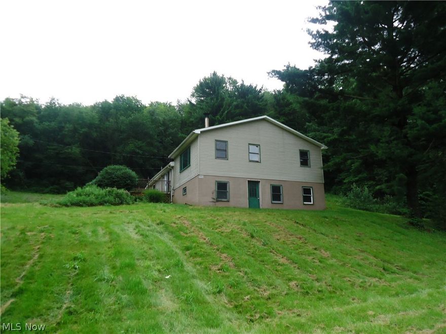 Roomy kitchen with dinning area and living room. Full basement with full bath and several different rooms. Basement is wet.