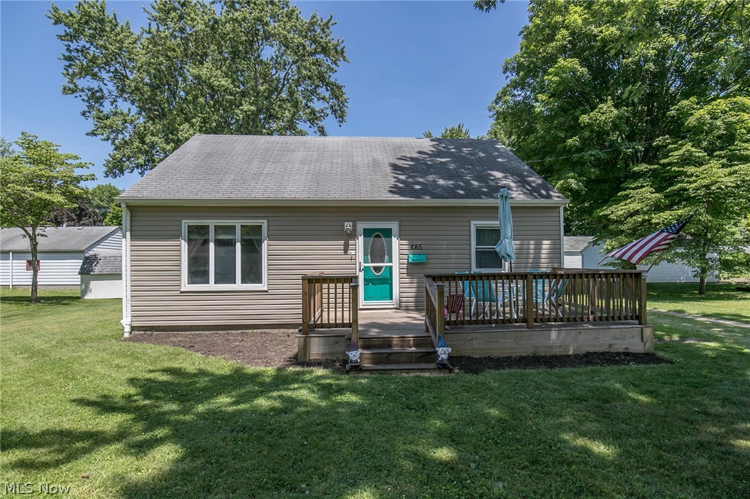 Fantastic Cape Cod is much larger than it looks! Pride of ownership is obvious when you enter this 4 bedroom, 2 bath home. There are many updates to including windows, quartz counter tops, appliances, back deck, and Furnace/ AC in 2018. The lower level rec room is perfect for entertaining, movie night, or play room for the kids. There is also room for exercise equipment or a crafting. All of this plus a ton of storage! Tired of the headache of where to put book bags, coats, shoes and boots? There is a breezeway connecting the garage to the home; perfect place to collect and organize coming or going from the house. The backyard is huge! Enjoy the newly built back deck over looking the large yard, also perfect for hosting a cookout. Call today for a showing!
