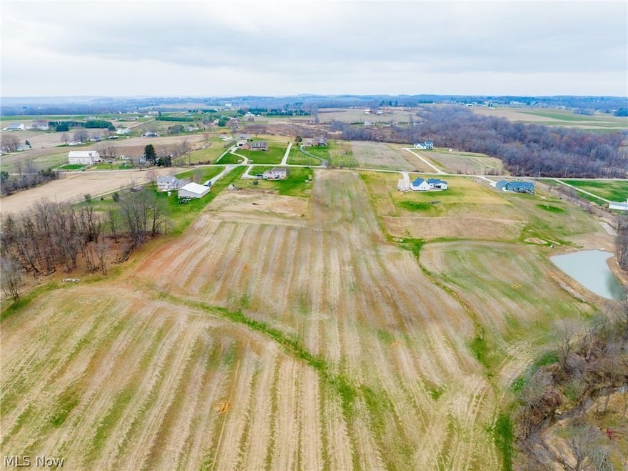 LIVE ONSITE AUCTION- Tuesday, May 5th at 6:00 PM
Parcel 10: 10.5 acres – 80’ road frontage – mix of open and wooded ground, rolling terrain, ideal for building or hunting