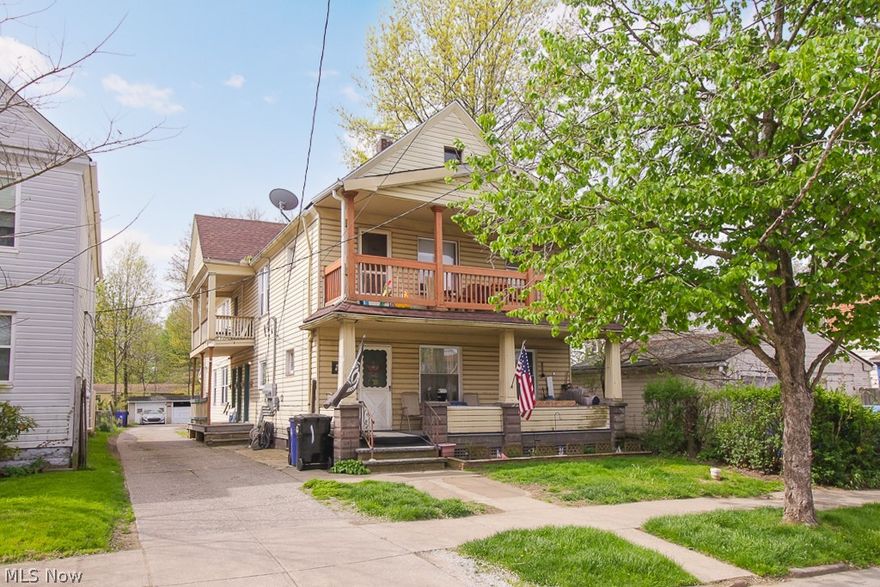 Fully occupied 4-family investment property. Each unit has 2 bedrooms and 1 bath. Property has a full basement and detached 3-car garage. Owner is selling as-is and won't be making any repairs.