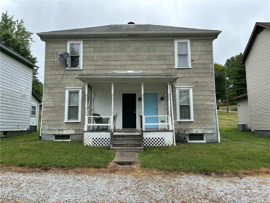 Duplex property with lots of potential. Live in one and rent the other to pay for your mortgage. Rent both to increase your rental portfolio. The bottom apartment is currently rented to a long term tenant. Has washer & dryer upstairs that stays with the property. Property being sold "as is" and "where is". Seller will do no repairs or remedies. Interior painted in 2023. Top unit has washer & dryer that goes with the unit. Bottom unit the washer & dryer are tenant owned.