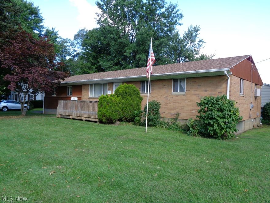 Clean up and enjoy this step saver brick ranch. Hardwood floors in living room and bedrooms.  Recent improvements include roof in 2012, furnace, hot water tank and insulation in 2009. Also, features oversized two car garage, storage shed, deck and finished workshop in basement.  Quality built home with loads of potential! Close proximity to bike trail,  public golf course, schools and shopping.