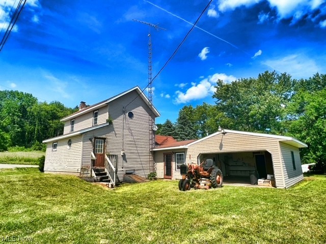 Handyman's special! This home was build in 1880 and has loads of potential and character. It does have a first floor master and first floor bath, 2 car Garage With Electric, small barn with 2 stalls, two smaller out buildings, a small pond and 1.5 acres. Enjoy your morning coffee on your back porch while taking in the views of the beautiful country setting. It's only 4 Minutes To Downtown Bolivar and Interstate 77 and only 2 Minutes To Tow Path. Home does need some work and is selling as is seller will not make any repairs. If you have been looking for a fixer upper with potential for a mini farm then this property is just what you have been searching for. Schedule your showing today.
