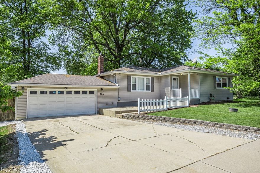 WELL HELLO! Welcome to this remarkable ranch located in the heart of Fairlawn. Here at 326 Shiawassee Rd, we boast many updates! The home includes roughly 1300 square feet, three bedroom (fourth option below), two full baths and fully finished basement. The first floor includes spacious living room with large windows including tons of natural lighting. The living room space is open to the kitchen which has been renovated. There is plenty of quality cabinetry, ample counter-space and newer kitchen appliances. The dining room area is adjoined to the kitchen which overlooks the backyard. The master bedroom is large and offers plenty of closet space. There are two additional bedrooms on the first floor, all bedrooms share the full neutral bathroom. Lower area include multiple finished spaces including an enormous rec room, potential fourth bedroom, gym space and renovated full bath. Bathroom in lower level includes beautiful tile work and heated floors. Basement is fully sound proofed. The