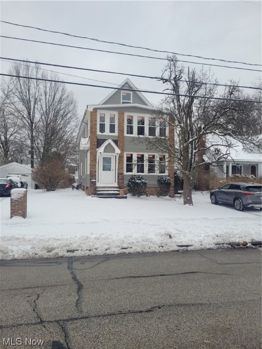 Large 2 family home with very spacious rooms. Finished attic. Full basement. 2 new furnaces and new water heater, 2 new A/C units. New windows. Remodeling been started, finish to your own liking. Private fenced backyard with 2,5 car detached garage. Very quiet street. Great location. Close to everything