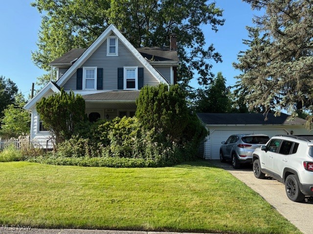 Welcome to this spacious, income producing colonial. The front porch leads you inside to the comfortable living room that flows through the large dining room and into the kitchen. Upstairs find a full bathroom, 3 bedrooms, and a large storage nook. The basement offers additional living space as well as storage and a full bathroom. The detached garage is large enough for 2 cars.