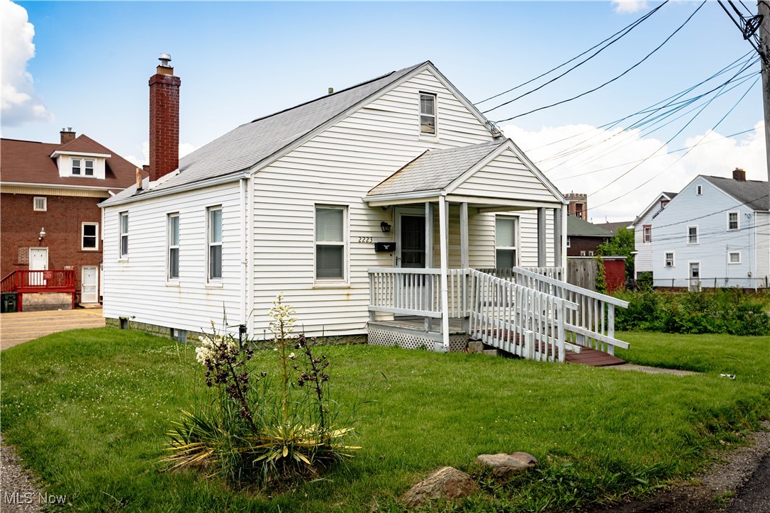 Why pay rent when you can own this 2 bedroom ranch home for less than what your rental payment might be?
This vinyl sided home has a nice sized living room, an updated kitchen, 2 bedrooms and an updated bathroom on the main level. The full basement has 2 more partially finished rooms and an unfinished area with plenty of room for storage. There is a walk up attic that has potential to be finished and offers tons of storage space. Other features include a detached garage with electric, a relaxing front porch, the widows, furnace, A/C, plumbing and electric are all about 10 years old. This would also make a great rental property to add to your rental portfolio.