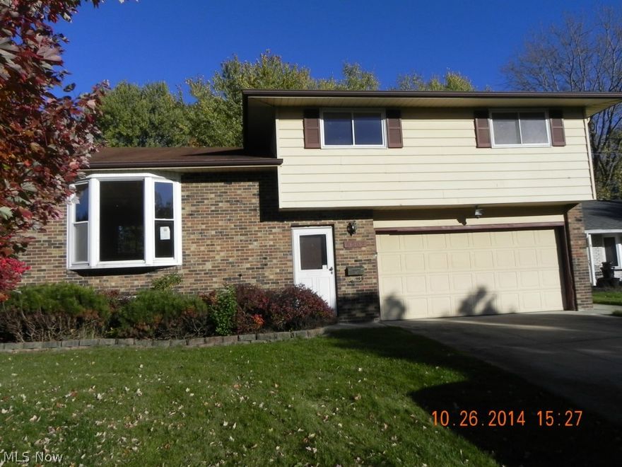 Four bedroom, one and half bath Split Level with energy efficient windows, open floor plans and newer kitchen and bathroom. Property has enclosed patio that overlooks the secluded backyard.  Property is located to many local shops, public amenities and local highways.  This is a Fannie Mae Property