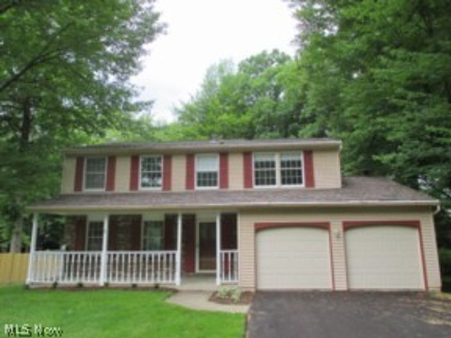 Lovely 4 bedroom, 1.5 bath, 2 car garage home has alot to offer. Located on a quiet street, this beauty sits on a wooded lot and features a kitchen with appliances, family room with fireplace and french doors that open into a sunroom where you enjoy the peaceful setting. The second floor features 4 bedrooms and full bath while the basement includes an office and 2 extra rooms along with a laundry area. Definately a must see, call today for your appointment.