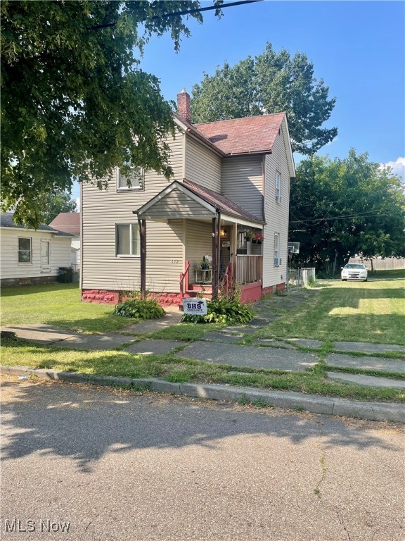 Charming 2-Bedroom Colonial! This home features 2 beds, 1 full bath, a hot water tank and sump pump replaced in 2021, and a welcoming front porch added in 2022. The exterior boasts low-maintenance vinyl siding and replacement vinyl windows. Enjoy the fully fenced backyard with a back porch, plus a storage shed for all your outdoor needs. Currently tenant-occupied on a month-to-month lease.