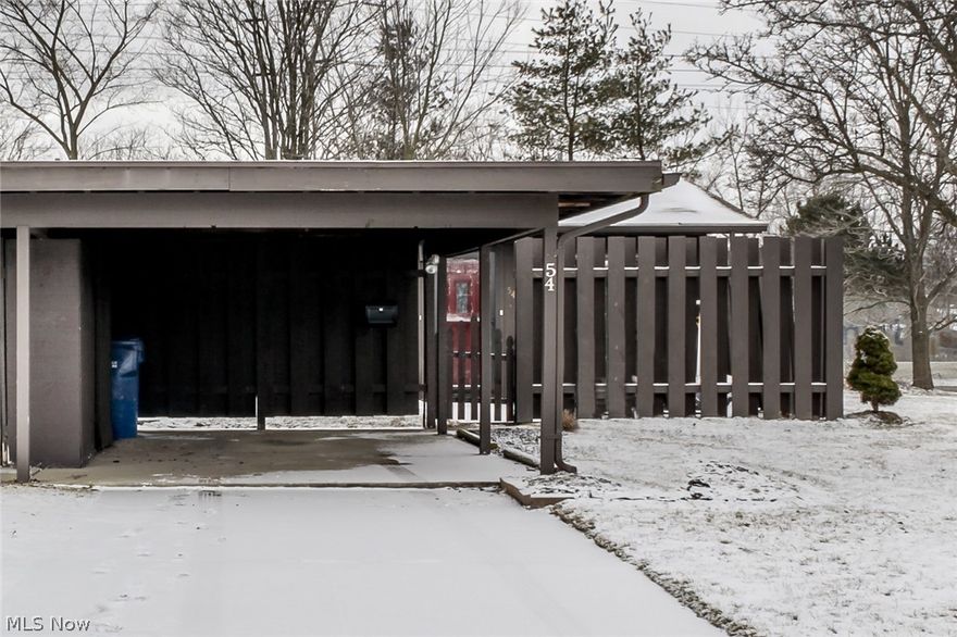 Why pay rent when you can own this charming and affordable 2 bedroom condo! This sunny and spacious unit boasts a lovely private courtyard, an eat in kitchen, a spacious living room and 2 roomy bedrooms with exceptional closet space!  Your living room overlooks the private patio.  Kitchen offers plenty of space for a table and has newer laminate floors. Master bedroom with a wall of closets and second bedroom offers a walk in! Bathroom has been remodeled including tile floor, new sink and vanity. The furnace and A/C are newer.  The carport has a newer roof and supports, and includes great storage!  Sliding glass doors allow light to stream in and lead to both the front and back patios. All appliances stay! Situated at the end of a cul de sac, but convenient to amenities. Nothing to do but move in and enjoy! Dont miss it!