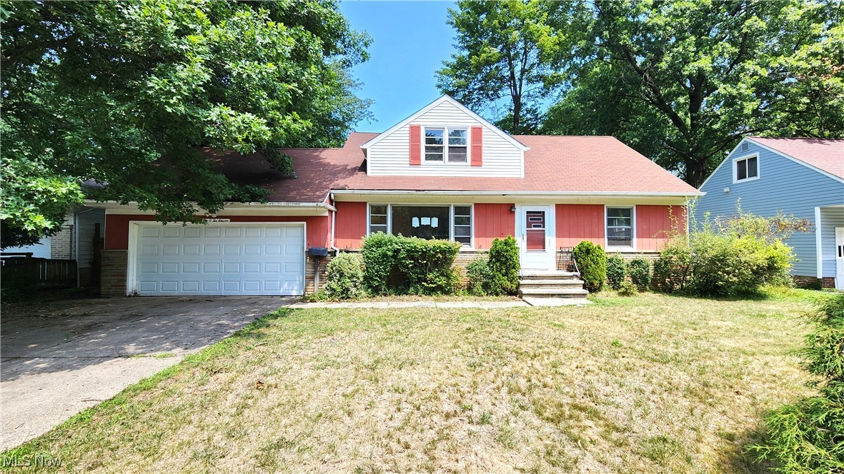 Great opportunity in Euclid on a private dead-end street with a spacious back yard. Three bedrooms (2 main, 1 upper) and two full (1 main, 1 upper) and one half bath (basement). Has a partially finished basement, attached two-car garage and family room addition off the back. Property is HUD owned and is being sold "As-Is" without any guarantee or warranty by seller. Buyer to assume all repairs per the Seller. Buyer to assume all violations if any. Buyer to reimburse listing agent for the cost of the city POS inspection and assume any/all violations as part of closing. It is FHA financing "IE" (Insured with Escrow). Please visit Raine and HudHomeStore websites for more info and property disclosure data (like LBP, PCR, Radon, Mold, etc.).