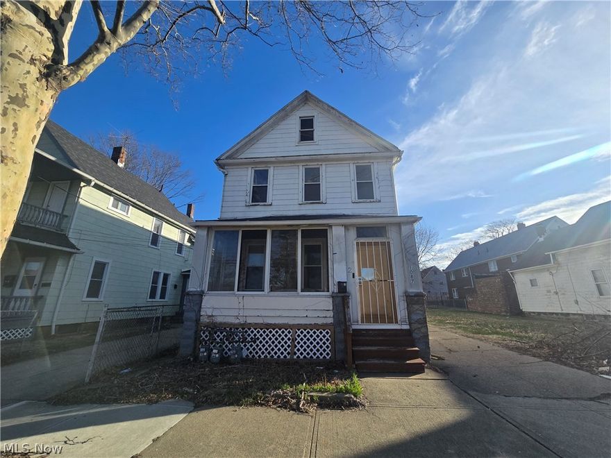 Updated Quad with 1 tenant over a year. Next step opportunity for investors looking to add solid income to their portfolio! The seller is very motivated and open to reviewing all offers!! 3 units offer 2 beds/1bath and 1 unit offering 1bed/1bath. Property is located 10 min from downtown Cleveland and 3 mins from Lake Erie. All units have been updated and are ready to move-in so very little work required to get this one going. There is a ton of potential here so get your offers in now! All 3 vacants currently for rent at 750 cash lease is expired and now month to month but open to signing new lease. Could get more if subsidized. We have made every effort to obtain the info regarding this listing from sources deemed reliable we can't warrant the complete accuracy thereof subject to errors, omissions, change of price, rental or other conditions.
