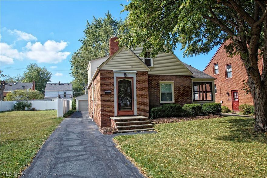 A great opportunity near the lake! Charming brick bungalow with hardwood floors and 2 first floor bedrooms. Perfect size yard is already fenced in. Wonderful location and quiet street with many amenities nearby and opportunity to be part of the Edgecliff Club. Younger mechanicals and very well taken care of! Tons of storage in basement and 2 more spacious bedrooms upstairs. Bring your ideas to make this home your own! POS compliant.