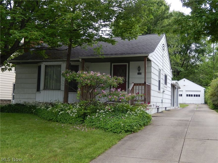 This charming ranch is a great value in Independence for this price! Living room with bay window and woodburning fireplace offers spacious formal dining, while fully-applianced kitchen with wood cabinetry  offers additional dinette area.  3 bedrooms with hardwood floors and full bath with tub/shower complete the first floor.  3rd bedroom features access to enclosed patio which is also accessed from kitchen.  There is an additional bath and laundry in the unfinished basement, which is just waiting to be finished into additional living area.   Updates include electric panel, hi-efficiency furnace and C/A.  Spacious 2 car garage, beautiful parklike lot, low tax base, plus convenient location near RTA, Elmwood Park, Town Center and National Park make this a real must-see.